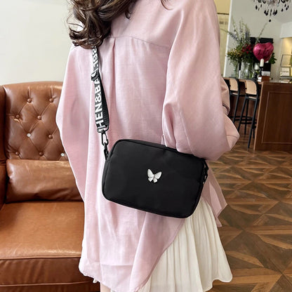 Luxury Quilted Nylon Crossbody Bag