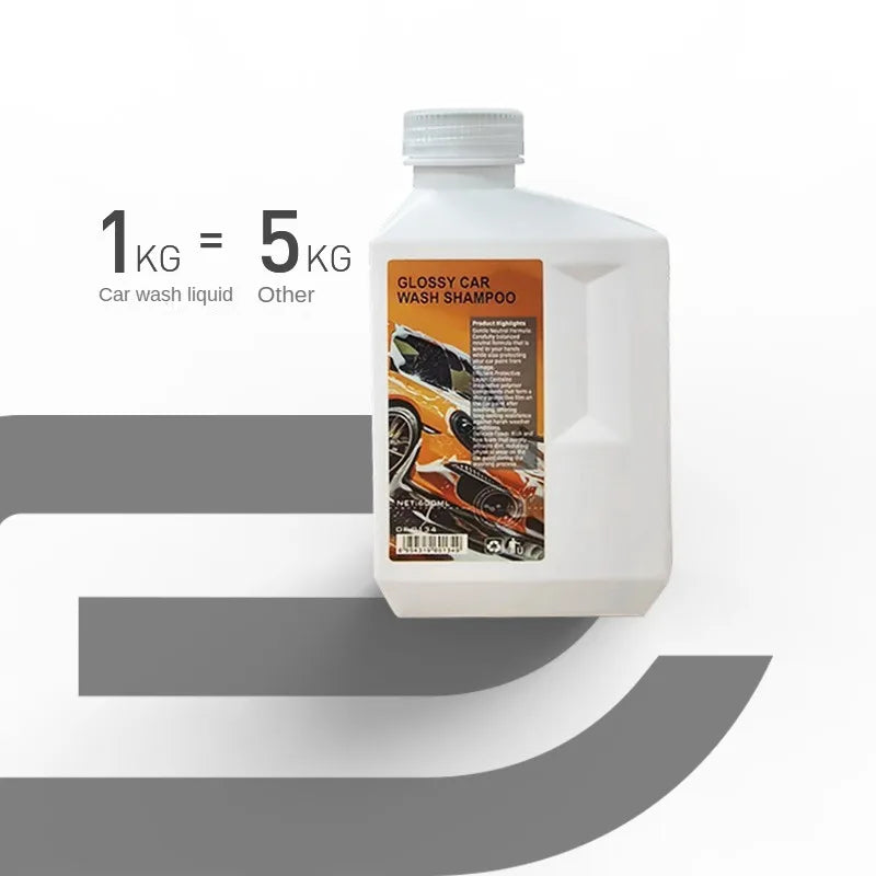 Concentrated Car Wash Shampoo & Protective Wax Liquid - 4