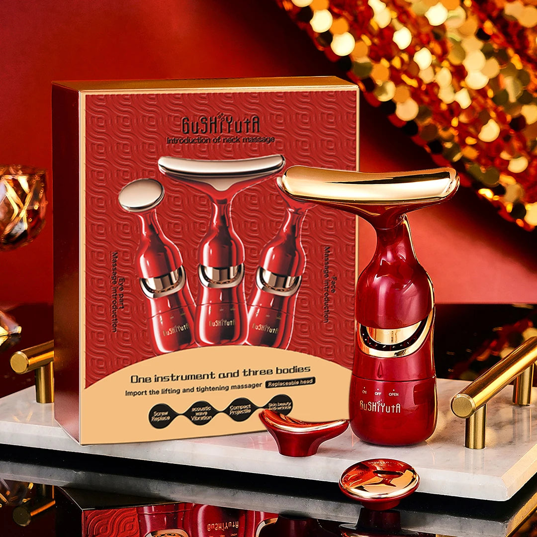 Microcurrent Facial & Neck Lifting Massager - Anti-Aging Skin Rejuvenation - 25