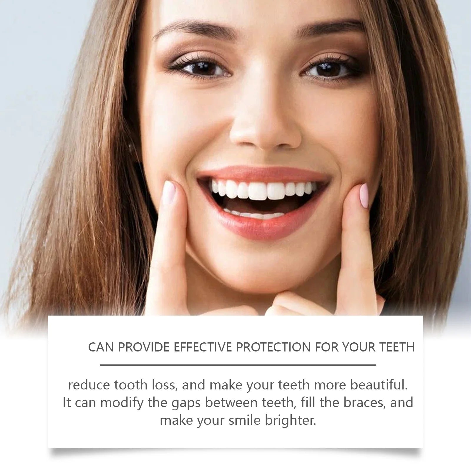 Silicone Temporary Dentures - Comfortable Snap-On Smile & Teeth Repair Kit - 4