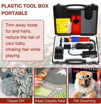 200W Professional Carpet Tufting Shears & Trimmer with Shearing Guide
