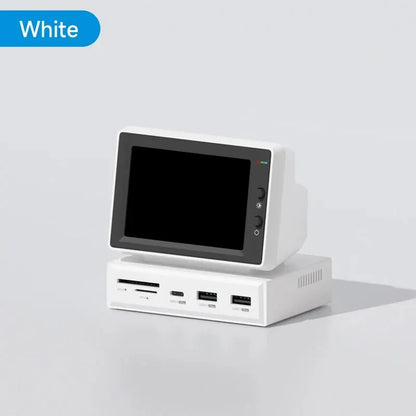 3.5" IPS Mini PC Data Monitor & USB-C Docking Station for Laptop