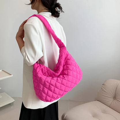 Luxury Quilted Padded Tote