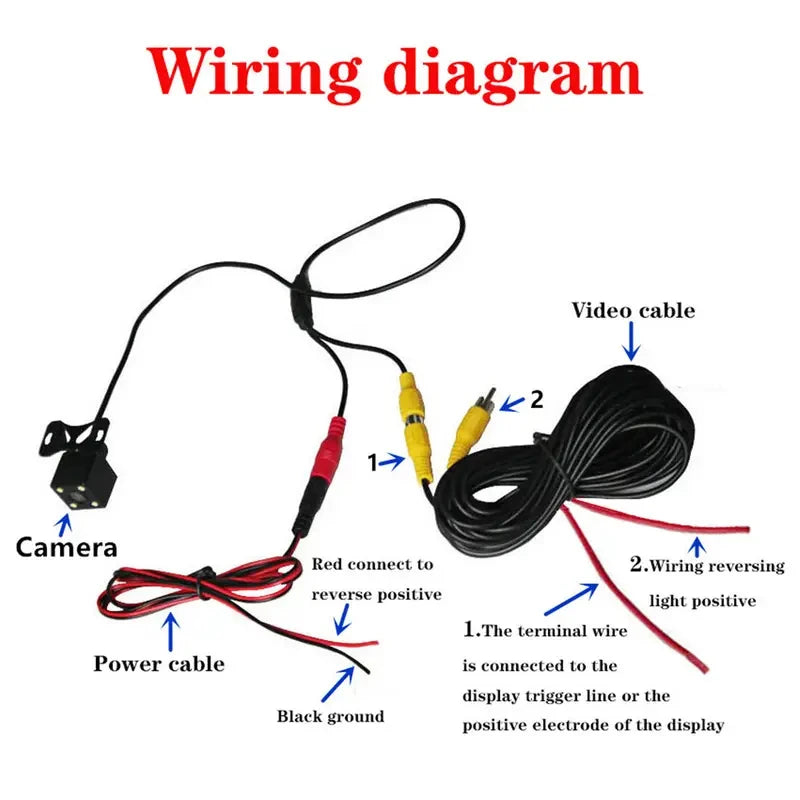 HD Night Vision Car Rear View Reverse Backup Camera - Universal Waterproof