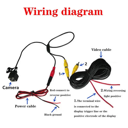 HD Night Vision Car Rear View Reverse Backup Camera - Universal Waterproof
