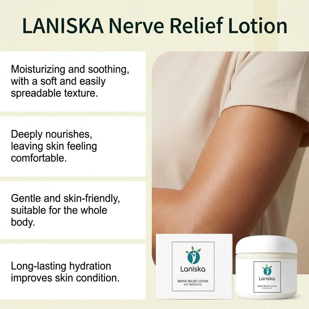 Nerve Relief Soothing Body Lotion for Muscle Relaxation & Deep Skin Hydration
