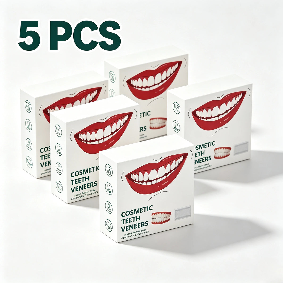 Instant Snap-On Smile Veneers – Custom Fit Reusable Cosmetic Teeth Restoration