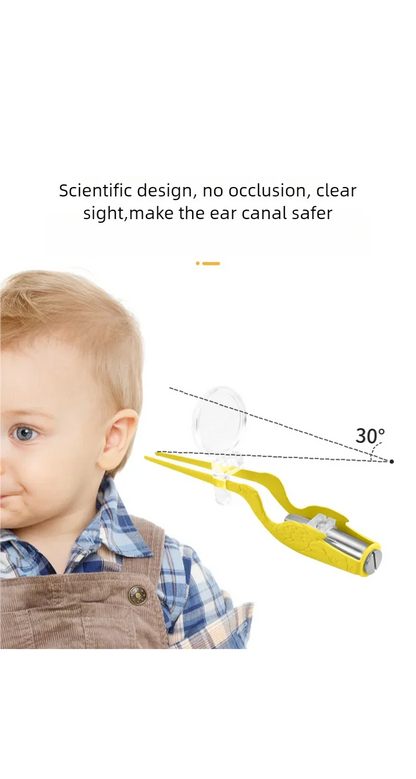 LED Illuminated Ear Wax Removal Kit - Professional Stainless Steel Ear Cleaning Tool