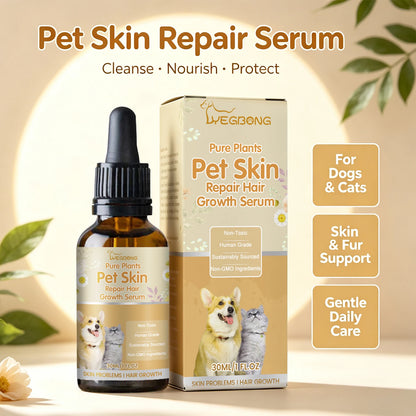 Pet Skin & Hair Growth Repair Serum for Dogs and Cats