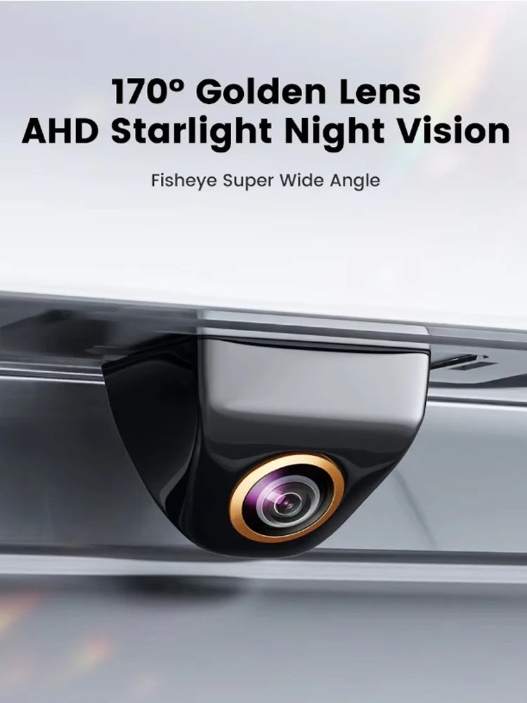 Full HD 1080P Car Rear View Camera - 170° Wide Angle Night Vision Backup Cam - 10