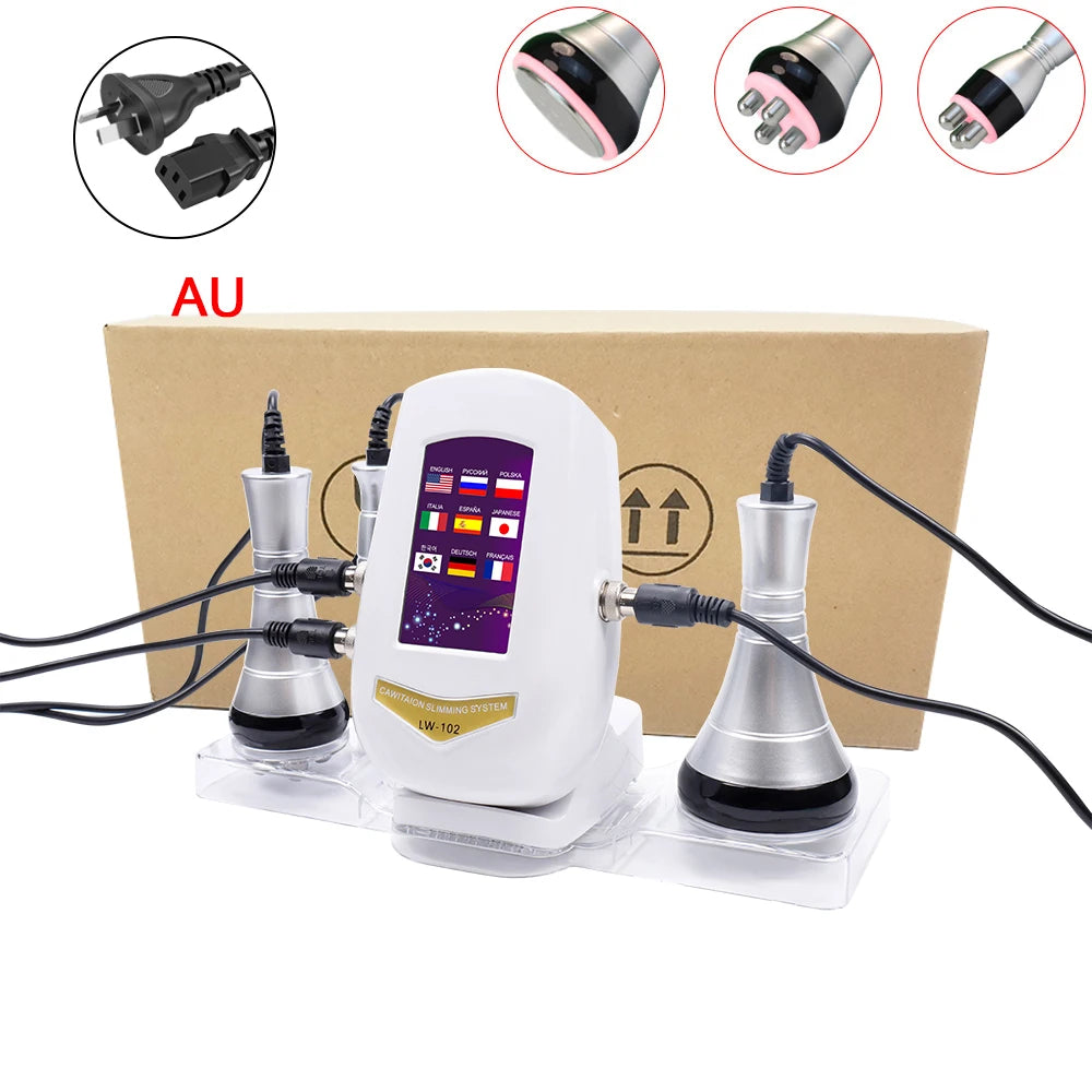40K Ultrasonic Cavitation RF Body Shaping & Facial Skin Tightening Slimming Machine - 17