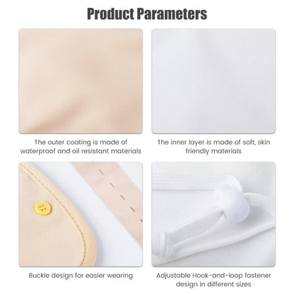 Reusable Organic Cotton Castor Oil Pack Wrap with Adjustable Strap