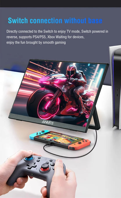 16-Inch Portable 1200P HDR Monitor - Touch/Non-Touch IPS Gaming Display