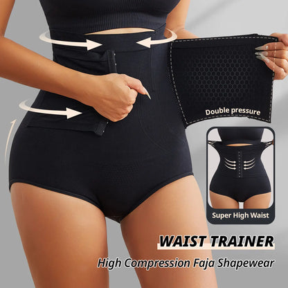 High Waist Tummy Control Seamless Body Shaper Panty for Women