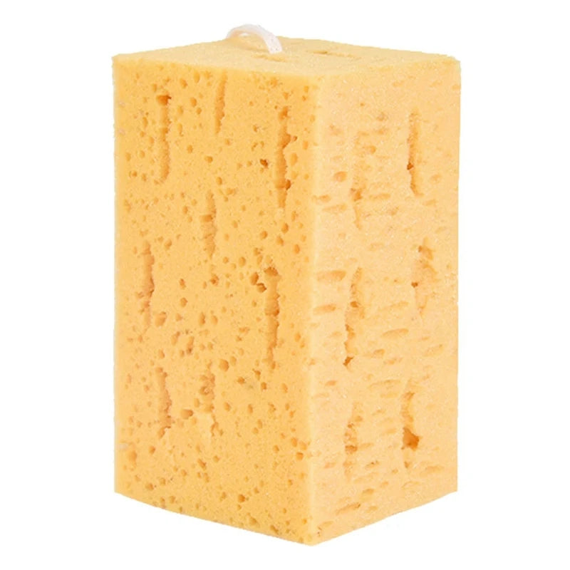 High-Density Honeycomb Car Wash Sponge & Microfiber Mitt - 9