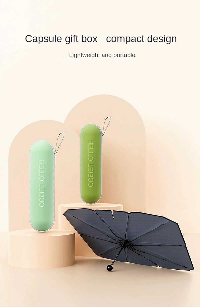 Universal Car Windshield Sunshade Umbrella - UPF 80+ UV Block