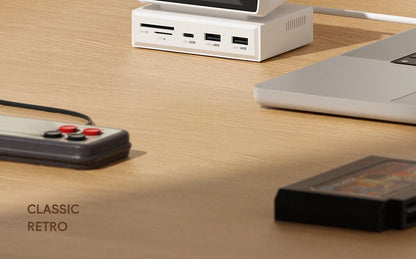 3.5" IPS Mini PC Data Monitor & USB-C Docking Station for Laptop