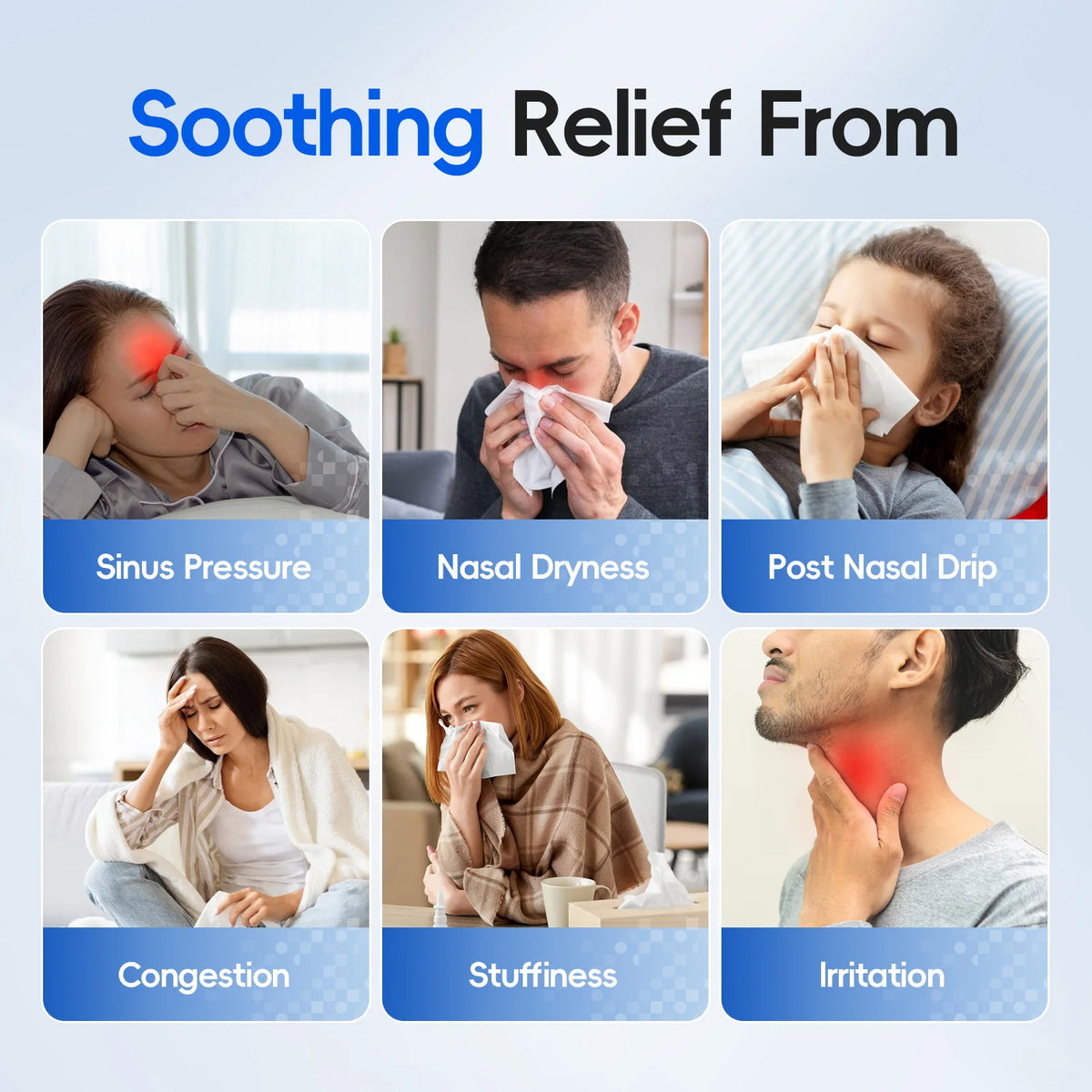 Electric Nasal Irrigation System for Sinus Relief and Nasal Congestion