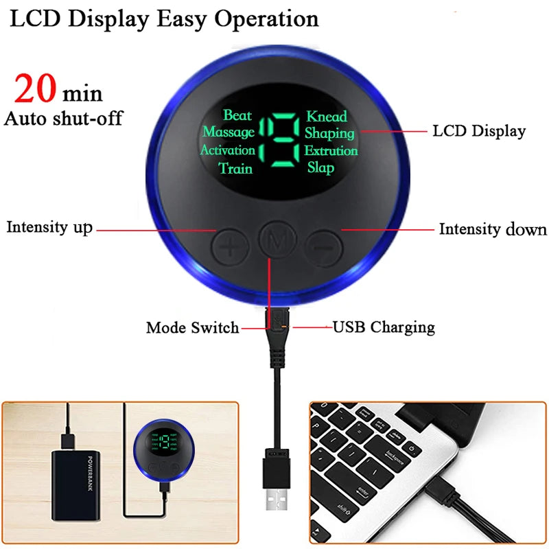 EMS Foot Massager Mat - Portable Electric Muscle Stimulation Therapy