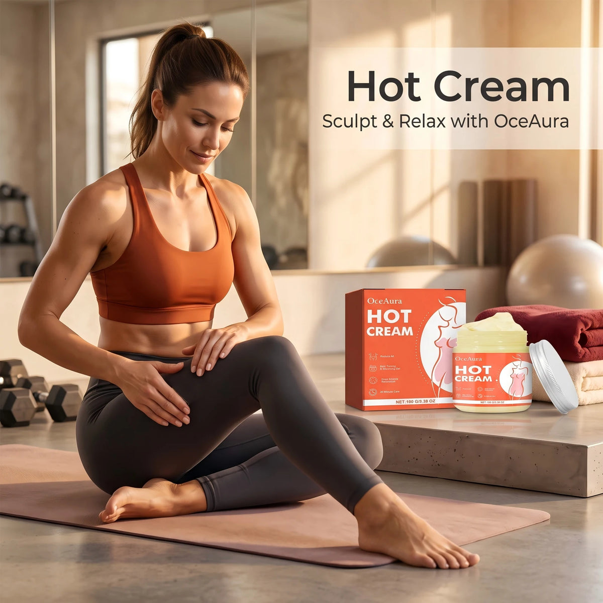 Anti-Cellulite Hot Cream for Body Slimming & Toning Massage Gel