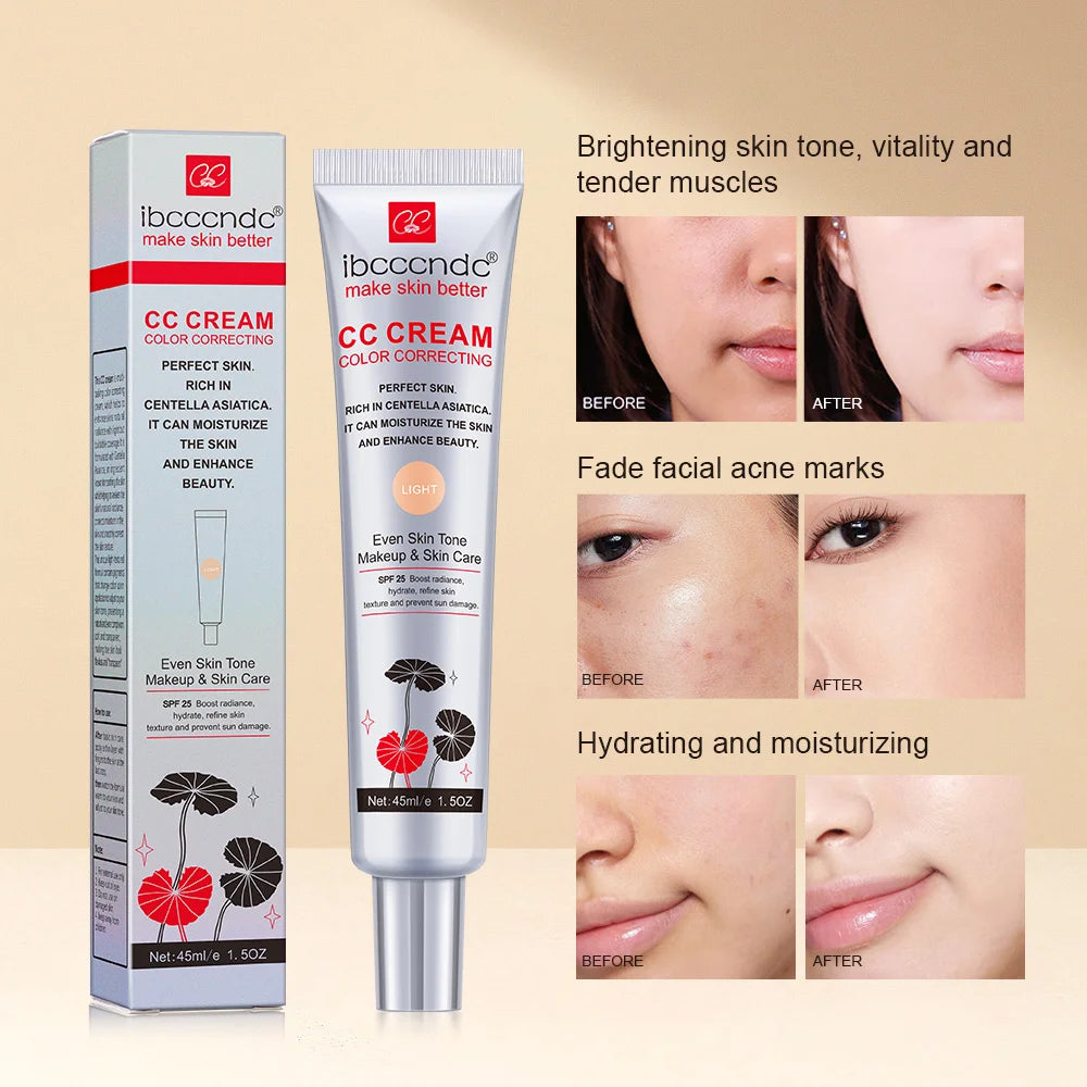 Color Correcting CC Cream - Moisturizing SPF 25 Makeup Base - 2