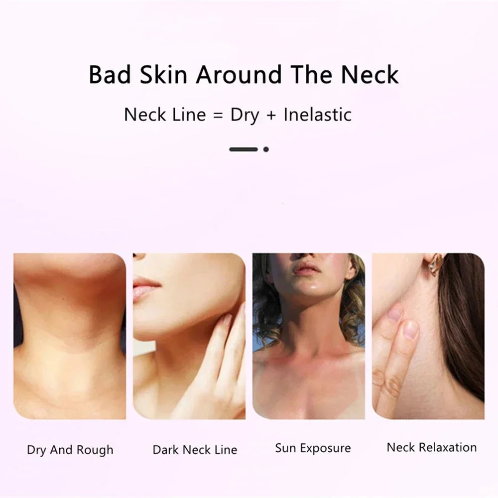 Silicone Moisturizing Neck Wrap – Anti-Wrinkle Reusable Gel Spa Neck Mask - 8