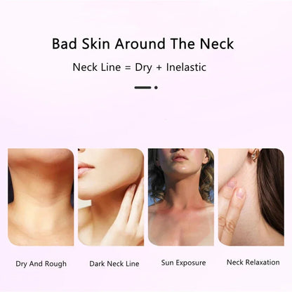 Silicone Moisturizing Neck Wrap – Anti-Wrinkle Reusable Gel Spa Neck Mask