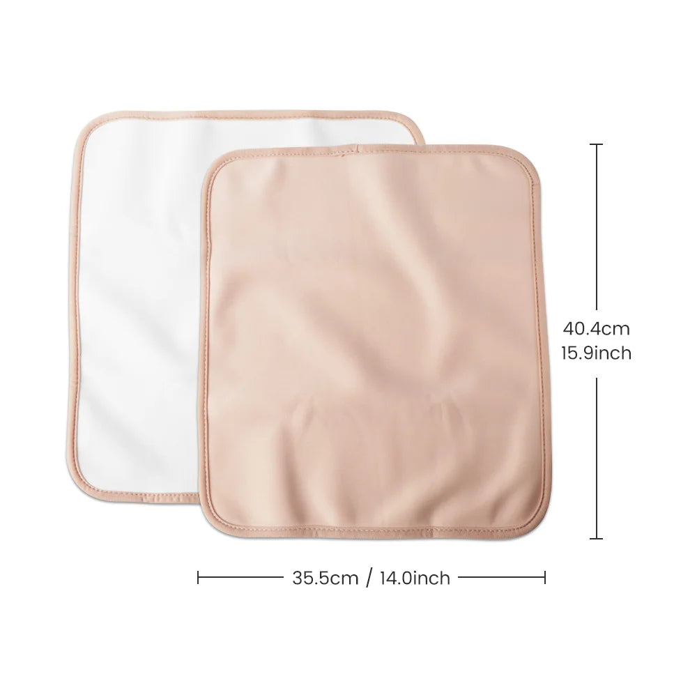 Reusable Organic Cotton Castor Oil Pack Wrap with Adjustable Strap