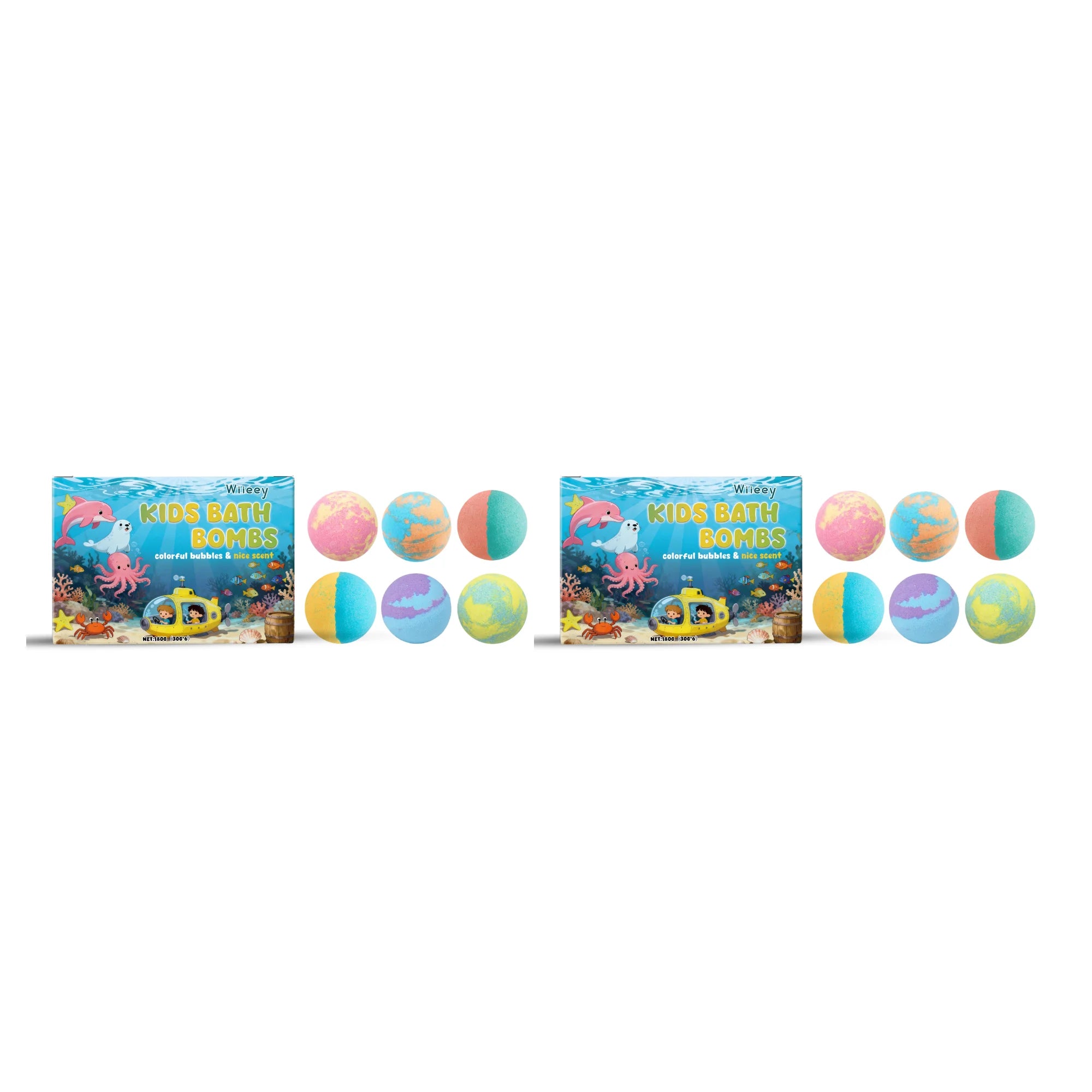 Kids Fun Fizzy Bath Bomb Set - Gentle Moisturizing Bubble Bath for Boys and Girls - 13