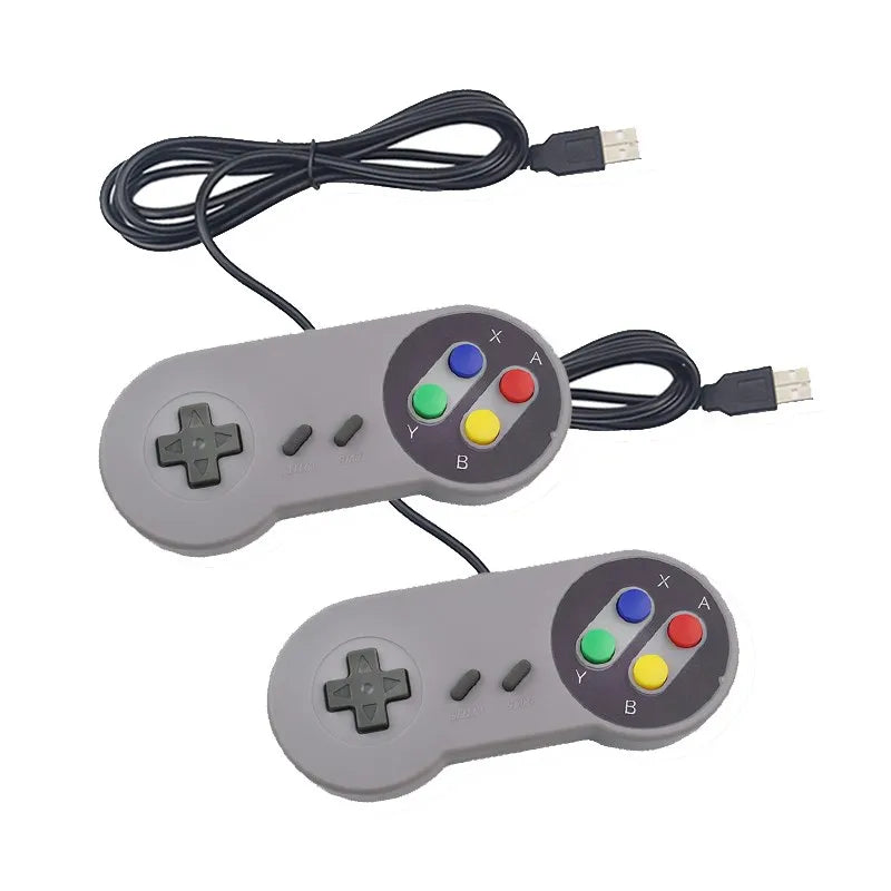 Retro USB Wired Game Controller for PC, Laptop & Raspberry Pi Gaming - 9