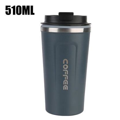 Insulated Stainless Steel Travel Mug - Leak-Proof Coffee Cup 380/510ml