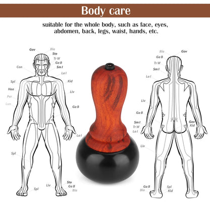 Electric Bianstone Gua Sha Massager - Heated Facial & Full Body Massage Tool