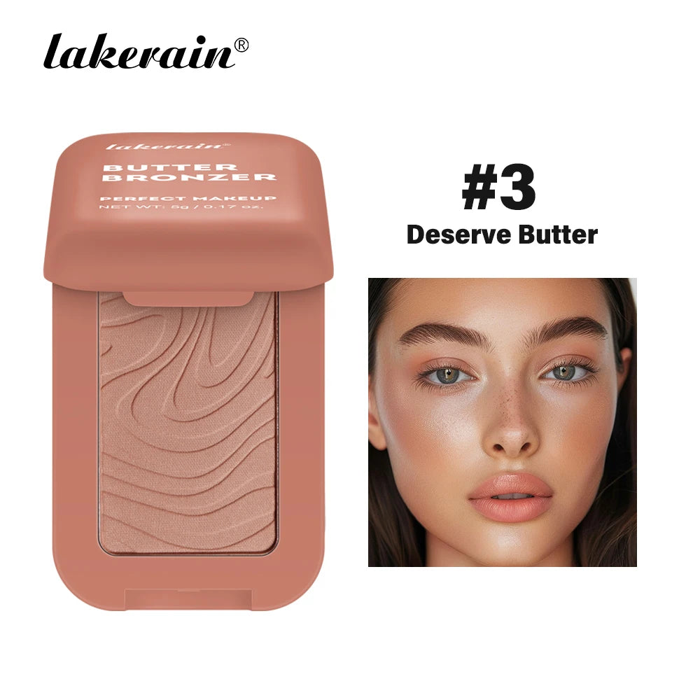 Waterproof Matte Butter Bronzer & Face Contour Powder