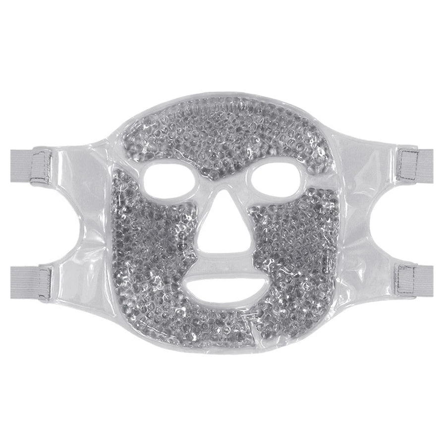 Gel Bead Cooling Ice Face Mask – Hot & Cold Therapy for Face & Eye Care - 16