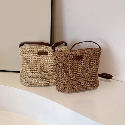 Bohemian Straw Tote