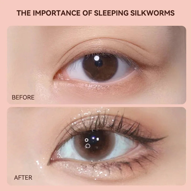 Double-Headed Waterproof Eyeliner & Silkworm Highlighter Pen