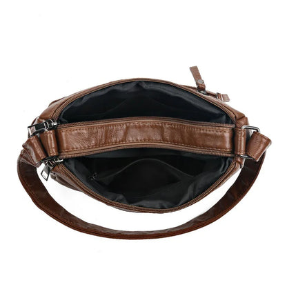 Luxury Vintage PU Leather Handbag