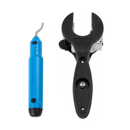 Ratchet Pipe Cutter 8-29mm with Deburring Tool - Universal Tubing Cutter for Tight Spaces