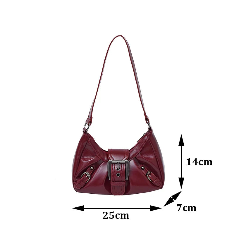 Luxury Retro Pleated Hobo Bag
