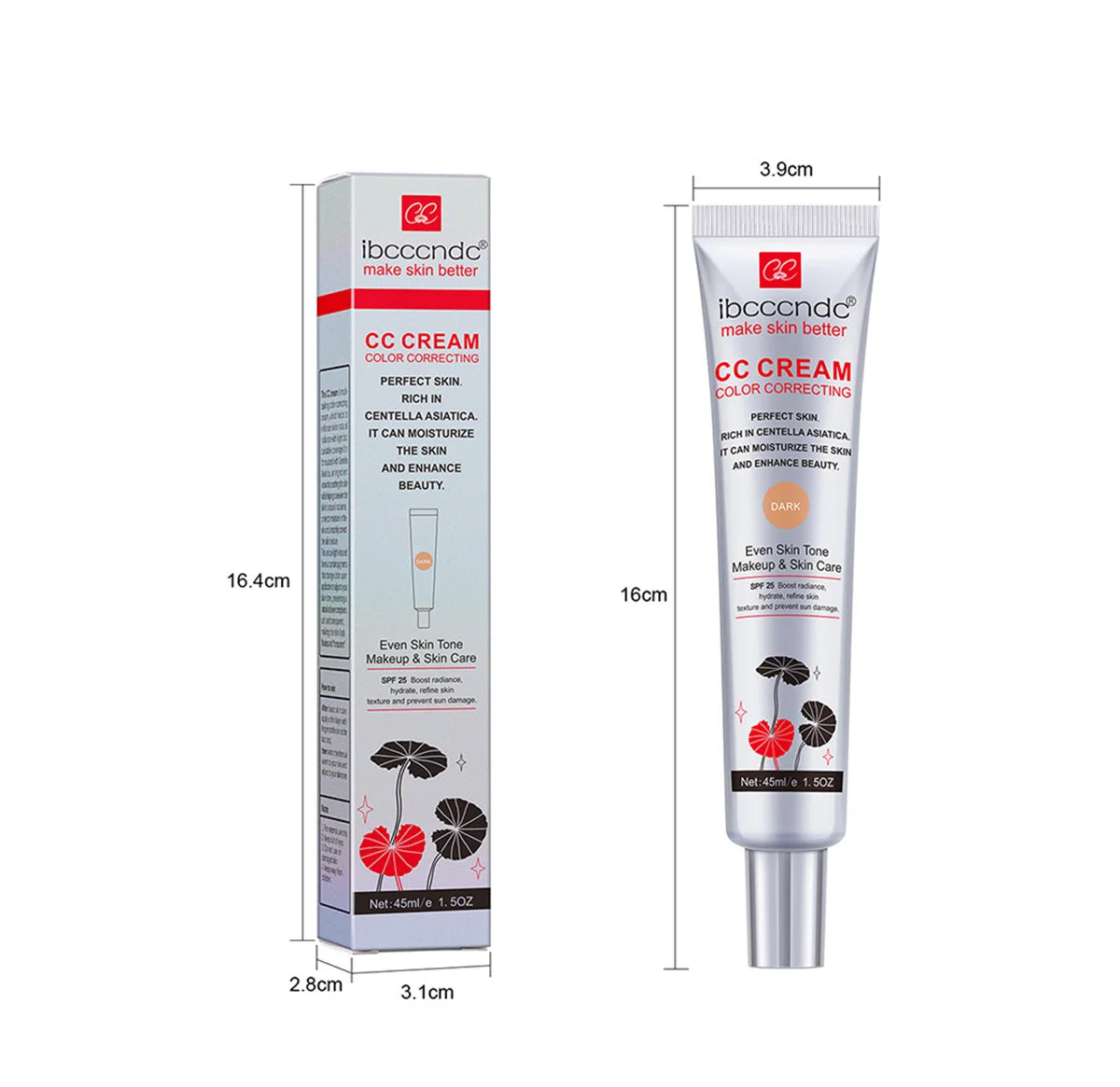 Color Correcting CC Cream - Moisturizing SPF 25 Makeup Base