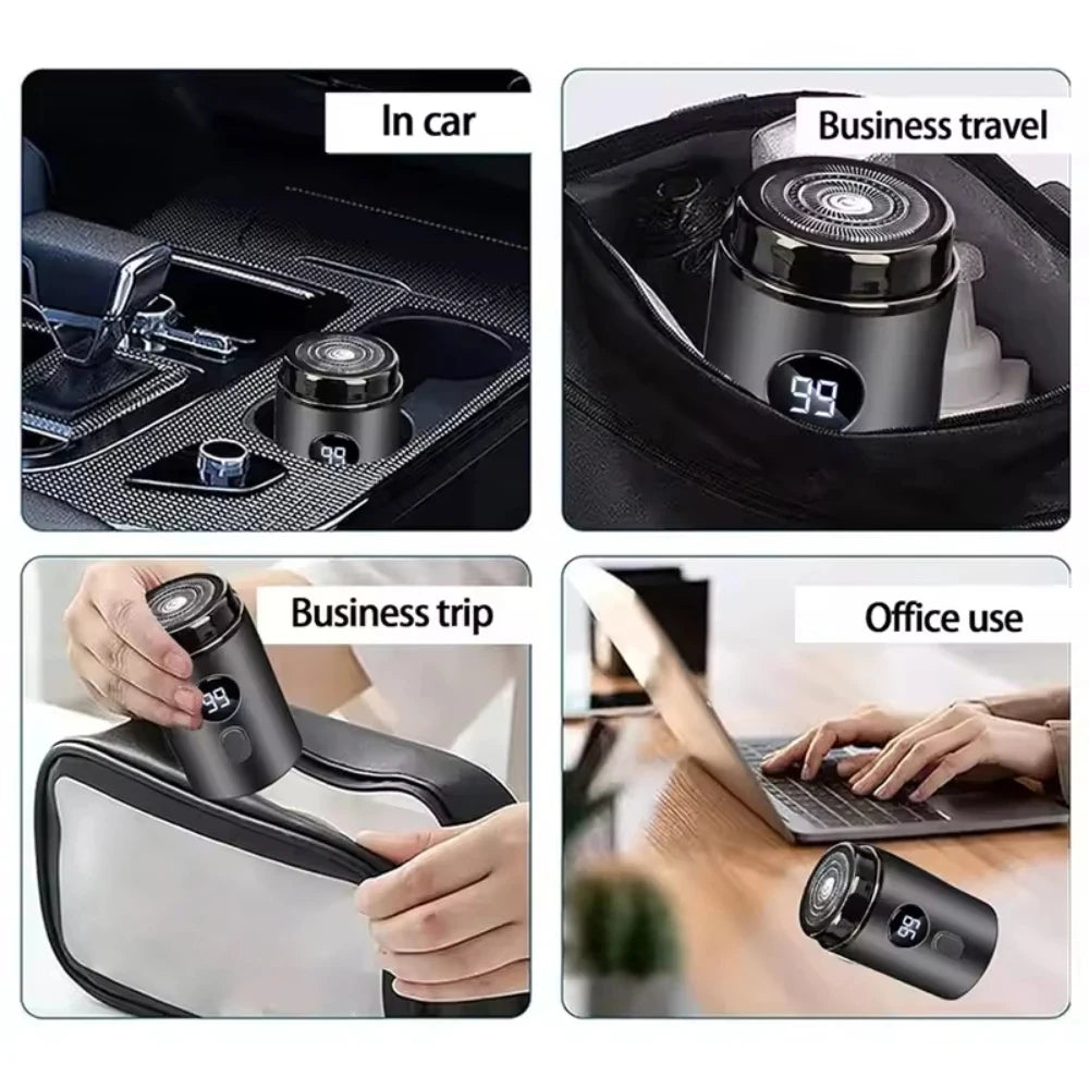 Portable Mini Electric Shaver - Rechargeable Wet/Dry Razor
