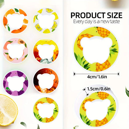 Aroma Water Bottle with 7 Fruit Pods – 750ml Scented Fitness Water Cup