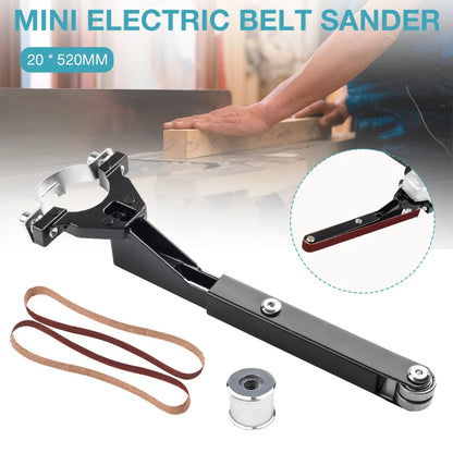 Angle Grinder to Belt Sander Adapter - Sanding Belt Attachment for Wood & Metal
