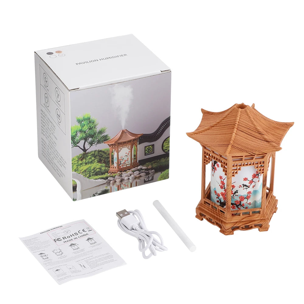 Zen Pavilion Ultrasonic Humidifier with Ambient Night Light - 15