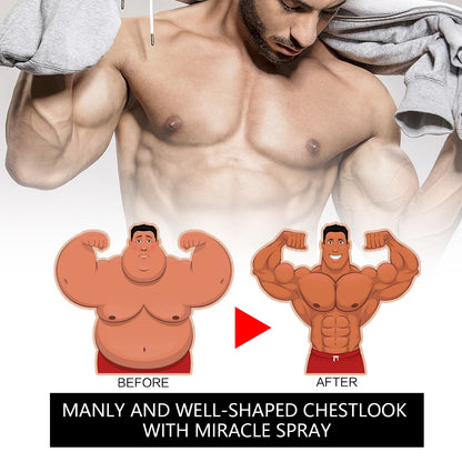 Men's Gynecomastia Chest Tightening & Muscle Sculpting Spray
