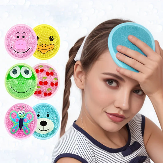 Reusable Cartoon Gel Ice Pack - Hot & Cold Therapy for Pain Relief
