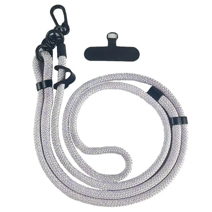 Universal 8mm Crossbody Phone Lanyard - Adjustable Detachable Neck Strap