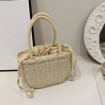 Luxury Handmade Straw Tote