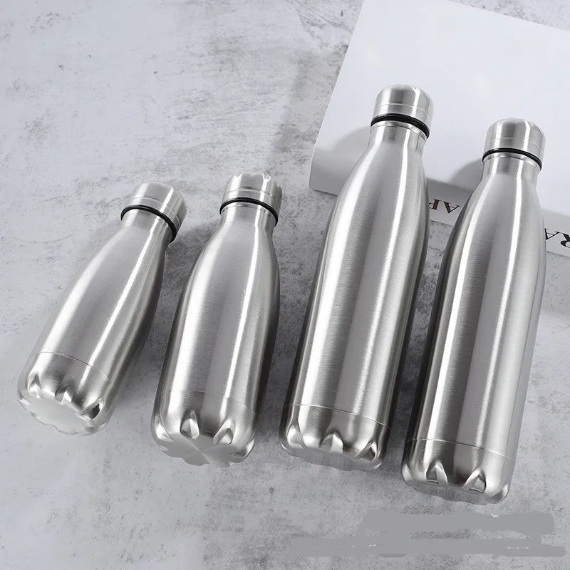 Premium Stainless Steel Reusable Water Bottle - Leak-Proof Sports Flask - 4