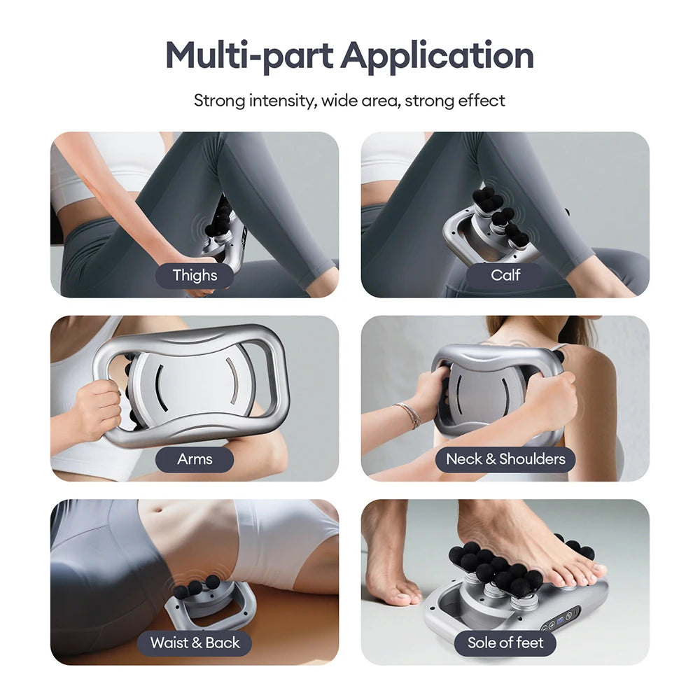 22-Head Fascia Massage Gun - Deep Tissue Body Massager